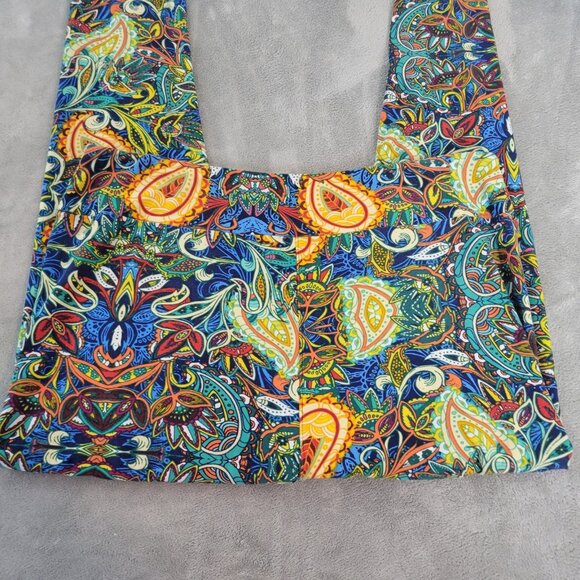 Lularoe Women Pants Tall Curvy 2 Standard 18-26 Plus Leggings Paisley PAI24E - Picture 3 of 9